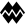 Diamond-shaped black logo featuring a white zigzag line that forms three mountain-like peaks across the center.